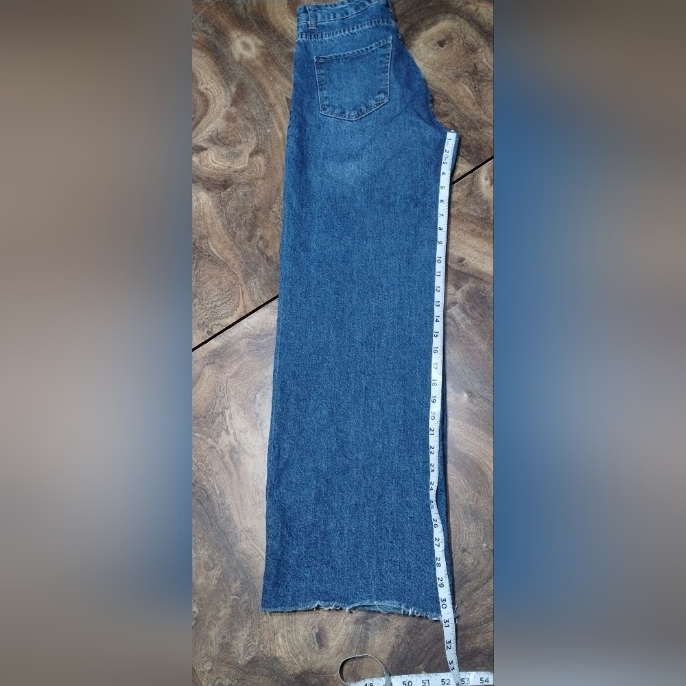 Muddy Women's Flare Jeans in Deep Blue - Picture 4 of 12